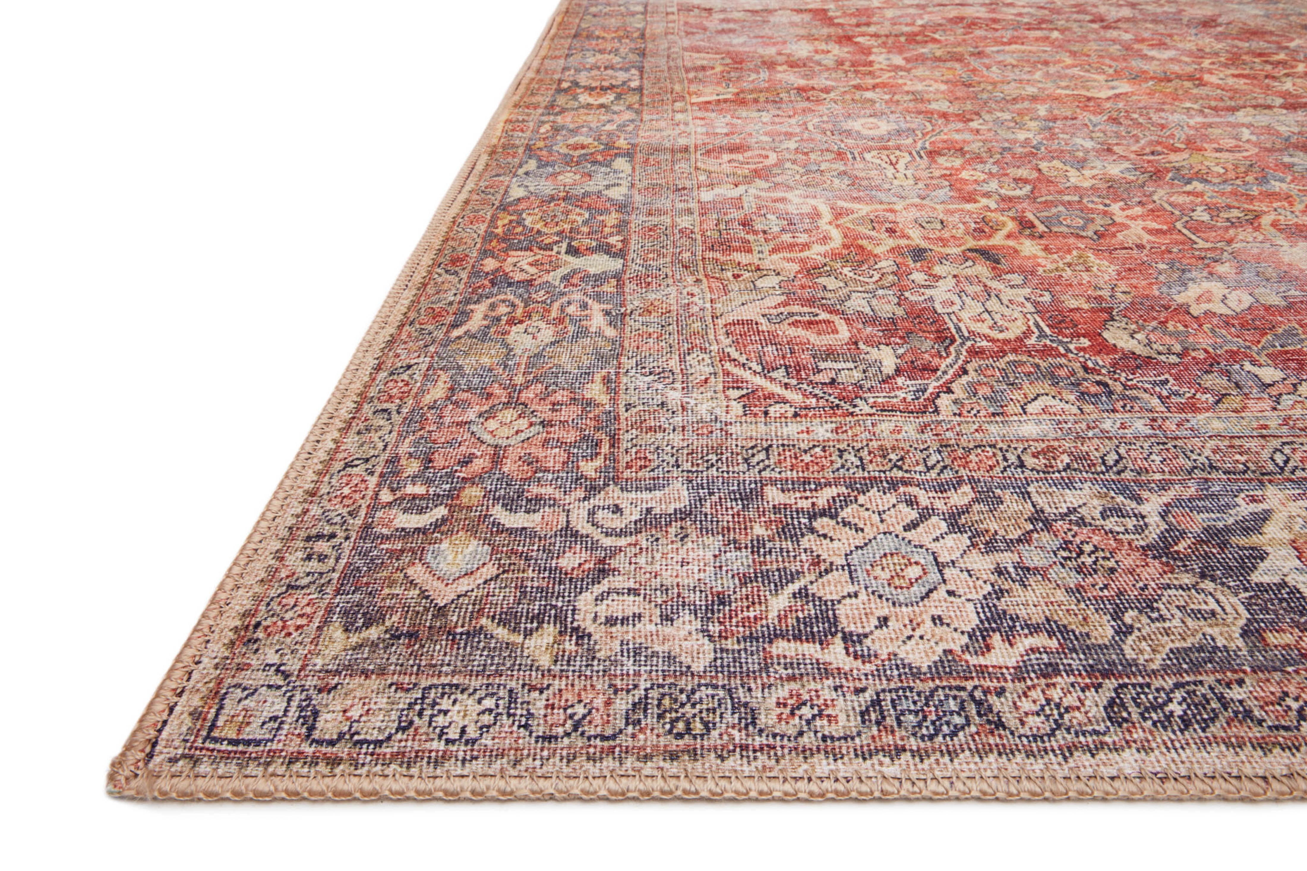 Echo Loom Anabella Spice / Marine 5'-0" x 7'-6" Area Rug