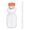 Orange With straw, variant on Ruanlalo 230ml Plastic Bear Bottle Cup with Flip Top Lid Mini Bear Shape Jar Empty Coffee Beer Drink Container for Juice Candy Milk Storing Dispensing