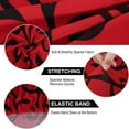 thumbnail image 4 of Unique Bargains Stretch Spandex Dining Chair Slipcover Red and Black, 4 of 8