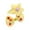 Yellow, variant on CSChome Toddler Hair Clips Hairpin Children Hair Clip Flower Small Ball Decor Knot Contrast Color Non-Slip Lightweight Hair Organization Hair