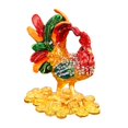 thumbnail image 4 of Joyero con forma de pollo, caja de tesoros, centro de mesa, decoración del hogar, aleación Estilo A, 4 of 9