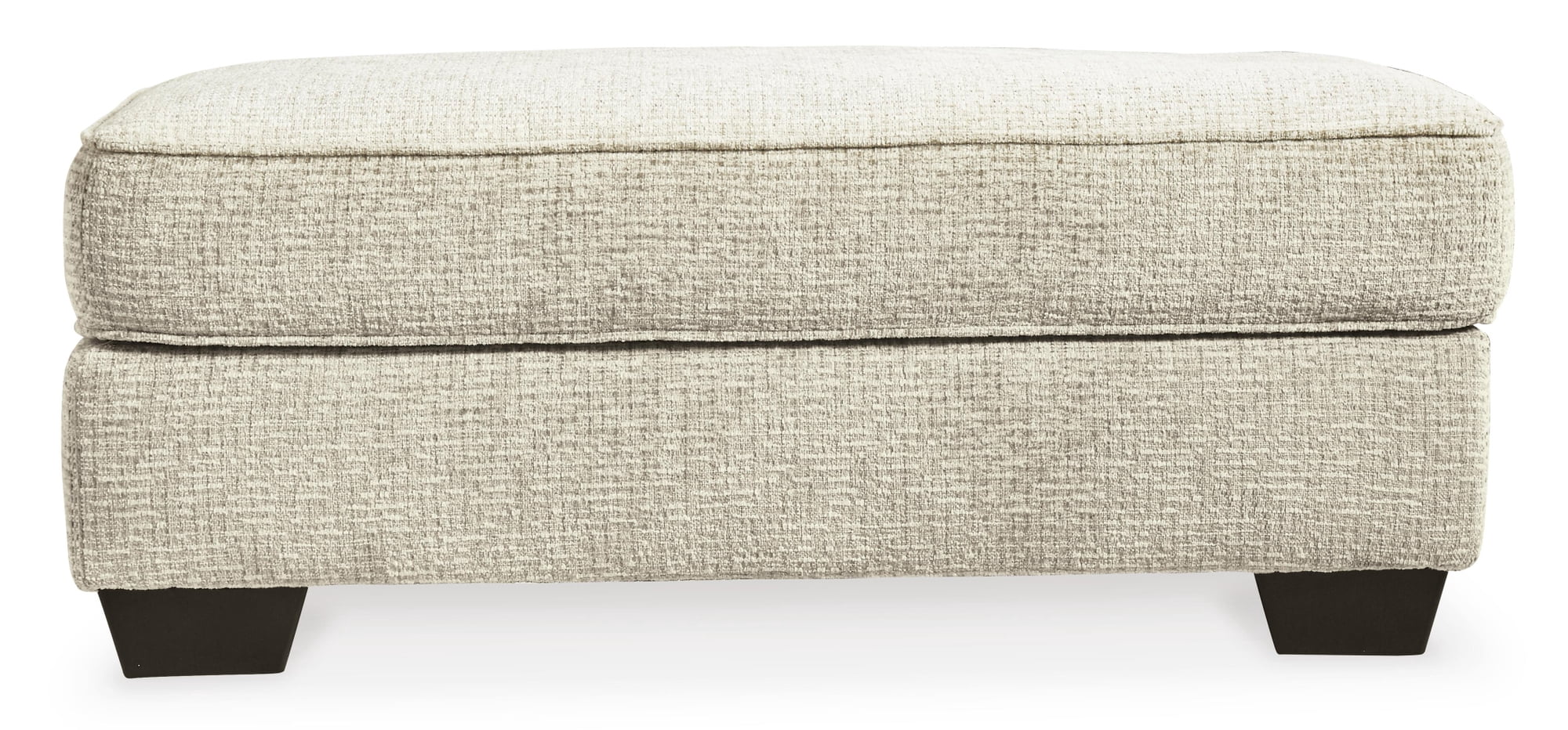 Signature Design by Ashley Monaghan Ottoman, Sandstone Chenille Upholstered Living Room Footrest