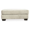 thumbnail image 4 of Signature Design by Ashley Monaghan Ottoman, Sandstone Chenille Upholstered Living Room Footrest, 4 of 8