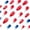 C, variant on EBCUE Independence Day Press on Nails Almond Shaped Artificial Fingernails Medium Red White Stripe with White Stars Fake Nails Glossy 4th of July Reusable Glue on Acrylic Nail for Women