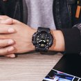 thumbnail image 3 of Men's Digital Sport Watch SKMEI Classic 5ATM Waterproof Sport Watch with Alarm Stopwatch LED Backlight Dual Display Electronic Analog Wrist Watch 12/ 24 Format, 3 of 7