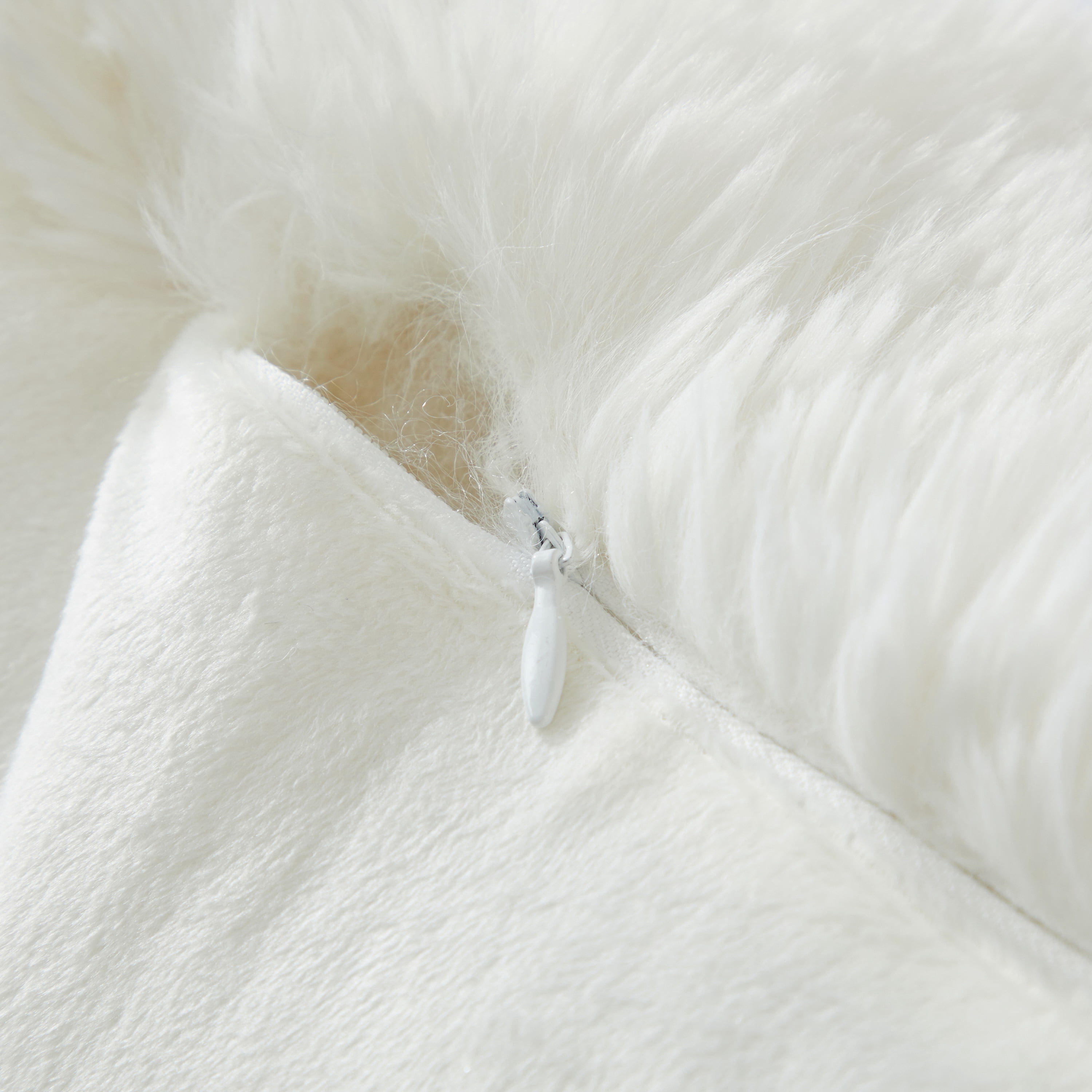 Dearfoams Luxurious Polar Bear Lumbar Pillow, 16'' x 34'', White