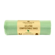 Groundsman 10L Compostable Plastic Bag (Pack Of 24)