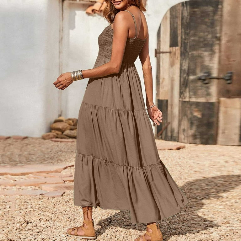 knee length dresses for ladies Sabine Faux Pearl Embellished Maxi Dress, S / Neutrals