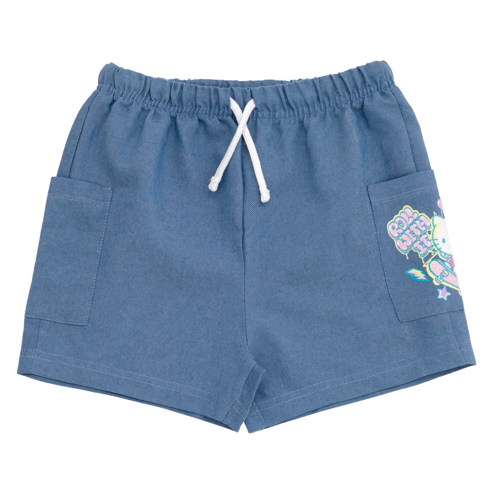 Hello Kitty T-Shirt and Chambray Shorts Outfit Set Little Kid to Big Kid