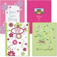 Thinking of You Greeting Cards Value Pack III Set of 8 (4 Designs