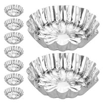 100pcs Foil Egg Tart Trays Pie Molds Non Stick Baking Molds for Egg Tart and Jelly