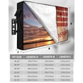 thumbnail image 2 of American Flag Vintage Outdoor TV Cover 40-43 Inch Weatherproof Baseball Outdoor TV Covers, 2 of 7