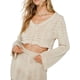 thumbnail image 3 of Sunloudy Conjunto de Falda de Punto para Mujer, Tops de Cordones con Cuello en V de Manga Larga con Falda de Cintura Elástica Traje de Verano y Otoño Sunloudy S M L XL, 3 of 6