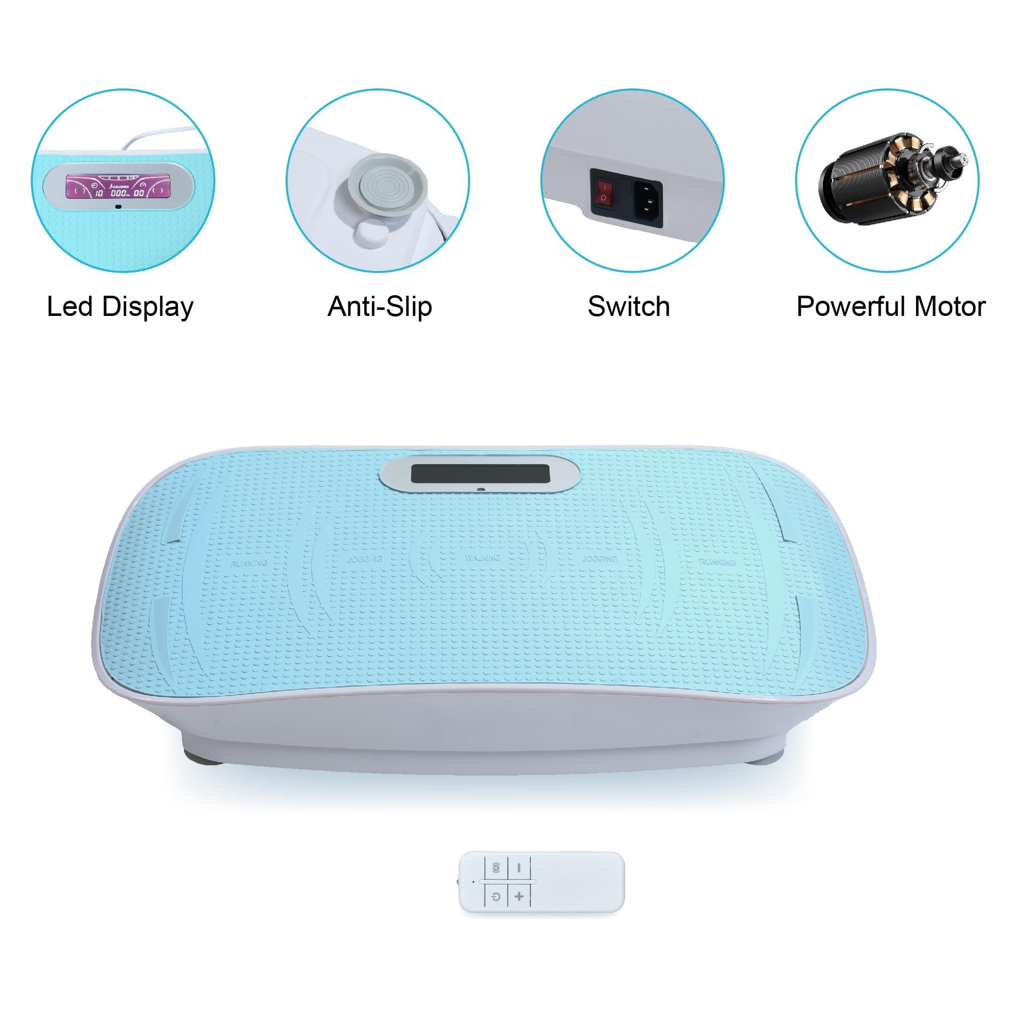 Full Body Vibration Platform Fitness Machine, 10 Frequency Levels for Weight Loss & Fat Burning, Home Massage Shaking Trainer （Multiple Choice）