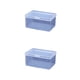 thumbnail image 2 of Advancent Cajas de plástico Estuche de artículos diversos creativos multifuncionales Multipropósito Simple Fácil de usar Contenedor de PP C1155 2Conjunto, 2 of 6