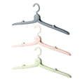 thumbnail image 4 of IBASETOY 3Pcs Space Saving Hangers Assorted Color For Travel And Climbing, 4 of 8