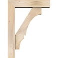 thumbnail image 3 of Ekena Millwork 7 1/2"W x 32"D x 44"H Balboa Block Smooth Bracket w/ Offset Brace, Douglas Fir, 3 of 25