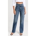 thumbnail image 2 of Jean de Mujer Levi's Ribcage Largo Completo Azul Valley View Talle 30, 2 of 6
