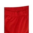 thumbnail image 7 of Girls Latin Dance Skirt with Built - in Shorts, Red Flared Hem Skirt for Dance Practice & Performance, 7 of 7