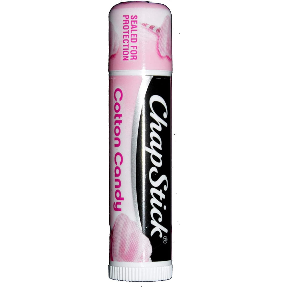 5 Pack ChapStick Lip Balm Cotton Candy Flavored 0.15 Ounce Tube