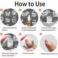 thumbnail image 7 of 5pcs Nail Stamping Plates Gothic Styles Nails Stencils Moon Star Manicure Art Templates Butterfly Flower Print Nail Stencils, 7 of 7