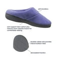 thumbnail image 4 of Isotoner womens Classic slippers DPW-8/9, 4 of 5