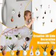 thumbnail image 2 of 8Pcs Mini Ceramic Vase Fridge Magnets, Funny Small Plant Magnets, Tiny 3D Plant Vase, 3D Cute Plant Mini Ceramic Vase Strong Refrigerator Magnets, for Refrigerator Decoration Kitchen K5S0, 2 of 8