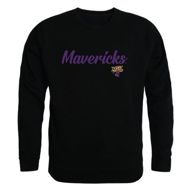 556-132-BLK-03 Minnesota State University, Mankato T-Shirt Col Rond Script, Noir - Large