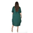 thumbnail image 3 of Vestido largo Roman Fashion /Tallas Extras, 1765 (Verde botella) verde oscuro 36, 3 of 6