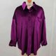 thumbnail image 5 of HongQid Women's Velvet Fall Outfits Dressy Casual Button Down Long Bell Sleeve Holiday Tops Shirts Trendy 80s Outfits, 5 of 6