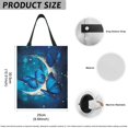 thumbnail image 7 of Yuyamidu Blue Butterfly Car Trash Bag Moon Garbage Bag Storage Bag for Automotive Accessories Collapsible Small Rubbish Bin for Car SUV Van Reusable Car Interior Decoration, 7 of 7