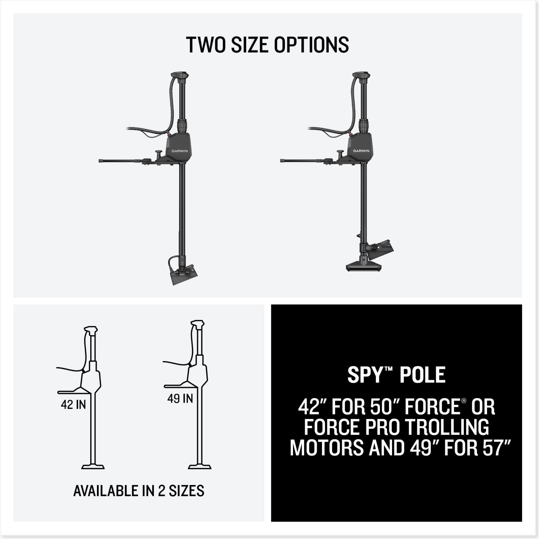 Garmin Spy™ Pole 49" Motorized Pole Mount