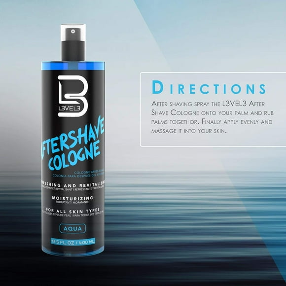 Level 3 After Shave Cologne - Calms Redness and Irritation - Hydrating and Refreshing for your Skin