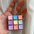 thumbnail image 1 of Juguete antiestrés con teclado mecánico de 9 teclas, llavero antiestrés, color macarrón, regalo de bolsillo para canadienses., 1 of 5
