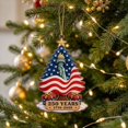 thumbnail image 5 of 250Th Anniversary Christmas Ornament, America Patriotic Christmas Ornaments,2D Metal 250 Anniversary Christmas Ornament,Patriotic Xmas Tree Decoration,Festive Christmas Ornament,Z1-A, 5 of 8