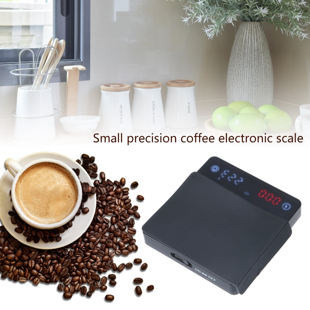lanema Coffee Scale with Timer 0.1g Accurate Rechargeable Espresso Scale for Espresso Pour-Over Coffee and Great French Press