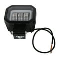 thumbnail image 1 of Luz de trabajo LED de 3,5 pulgadas, 6000 K, 30 W, impermeable, cuadrada, con forma de ojo de ángel, para coche, ATV, barco, vehículo todoterreno (luz ámbar), 1 of 14