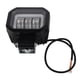 thumbnail image 1 of Luz de trabajo LED de 3,5 pulgadas, 6000 K, 30 W, impermeable, cuadrada, con forma de ojo de ángel, para coche, ATV, barco, vehículo todoterreno (luz ámbar), 1 of 14