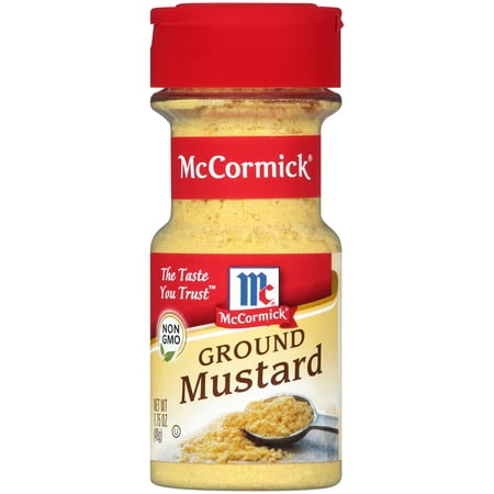 (2 Pack) McCormick Ground Mustard, 1.75 oz (Best Mustard Sauce Brand)