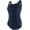 Blue, variant on Speedo Women's Plus Solid Shirred One Piece Tank Swimsuit (Speedo Navy, 20)