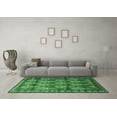 thumbnail image 3 of Ahgly Company Indoor Round Persian Emerald Green Traditional Area Rugs, 7' Round, 3 of 4