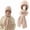 Beige, variant on Winter Versatile Knitted Hooded Scarf for Women, 2026 New Integrated Ear Protection Windproof Thickened Warm Cap Scarf