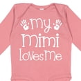 thumbnail image 4 of Inktastic My Mimi Loves Me Grandkids Boys or Girls Long Sleeve Baby Bodysuit, 4 of 5
