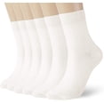thumbnail image 1 of 6 Pack Thin High Ankle Cotton Socks Women Men LightWeight, 1 of 1