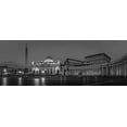 thumbnail image 2 of Frank, Assaf 14x8 Black Ornate Wood Framed with Double Matting Museum Art Print Titled - St. Peters Square at the Vatican City, Rome, Italy, 2 of 4