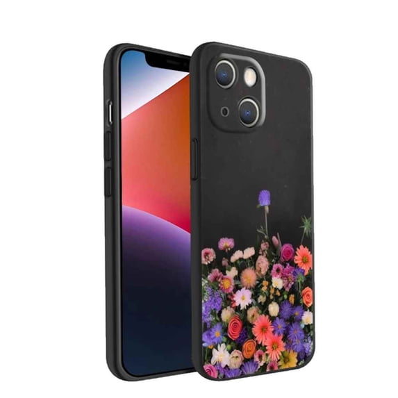 Flowers-11-144 Phone Case, Degined for iPhone 14 Case Men Women, Flexible Silicone Shockproof Case for iPhone 14