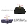 thumbnail image 4 of YIEMEEN Large Quiet Wall Clock Mechanism 31mm/28mm Long Threaded Shaft Powerful Motor, 4 of 6