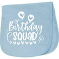 thumbnail image 2 of Inktastic Birthday Squad Cute Balloons and Hearts Baby Burp Cloth, 2 of 3