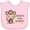 AD-Pink, variant on Inktastic Daddy's little Monkey Boys or Girls Baby Bib