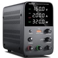 thumbnail image 1 of Fuente de alimentación DC NANKADF variable 160V 2A con USB negra, 1 of 6